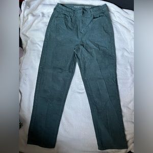 American Eagle, Hunter Green, Corduroy Pants